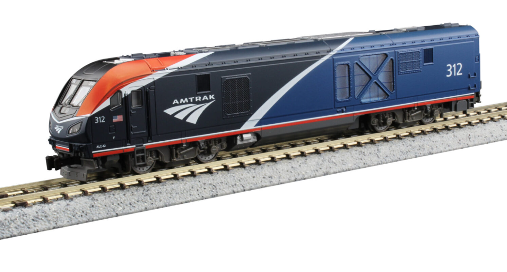 Kato 176-6054 N Scale - ALC-42 DC/Silent (DCC Ready) Amtrak Phase VII #312