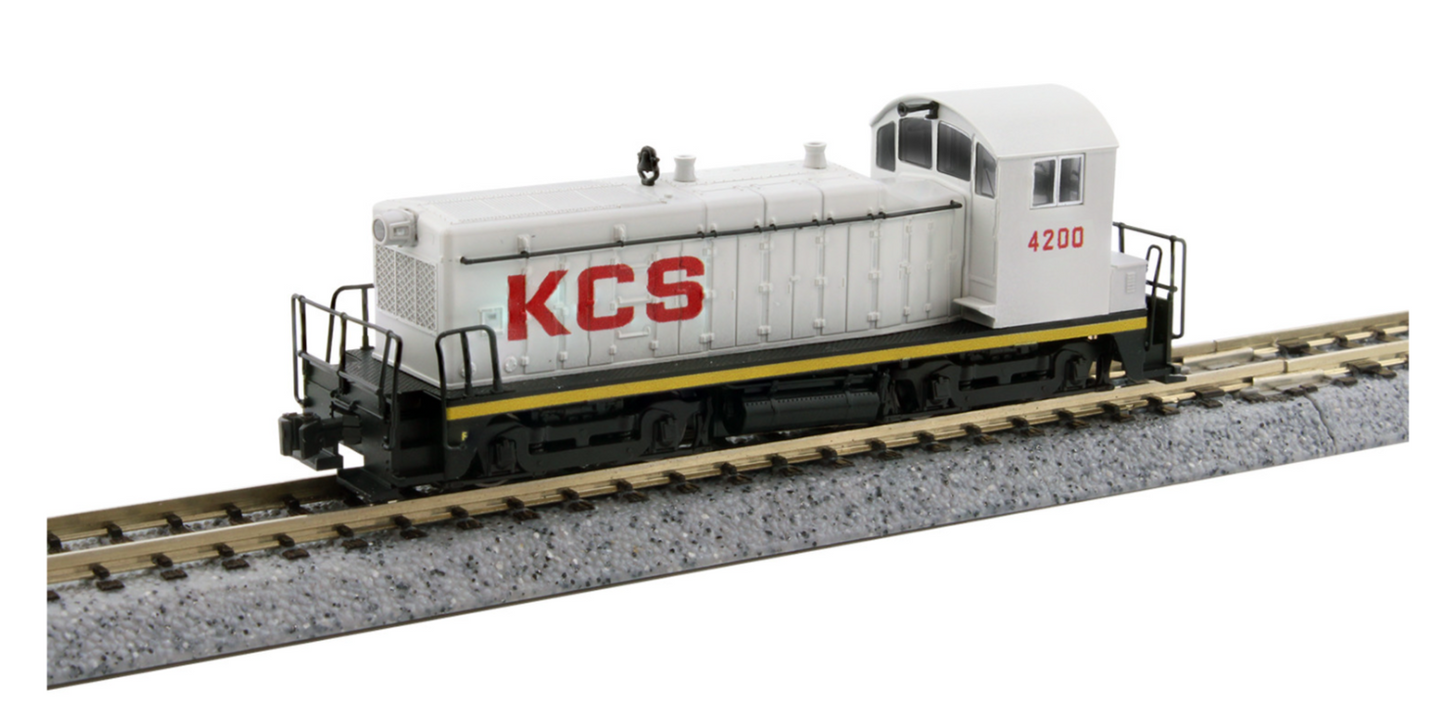 Kato 176-4394 N Scale - NW2 Switcher "KOBO Custom Painted" DC Silent Kansas City Southern (KCS) #4200