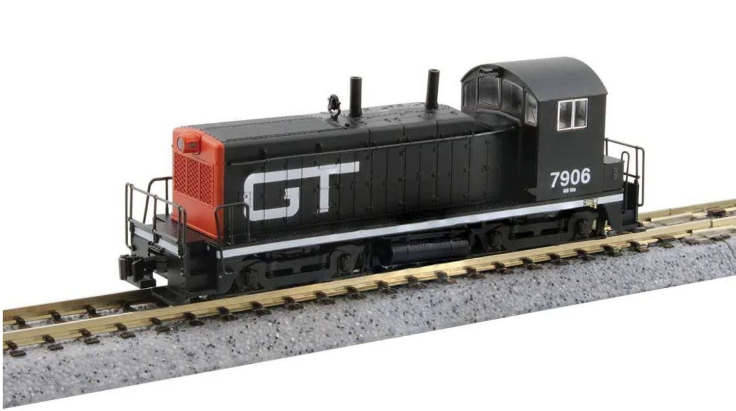 Kato 176-4393 N Scale - NW2 Switcher "KOBO Custom Painted" DC Silent Grand Trunk #7906