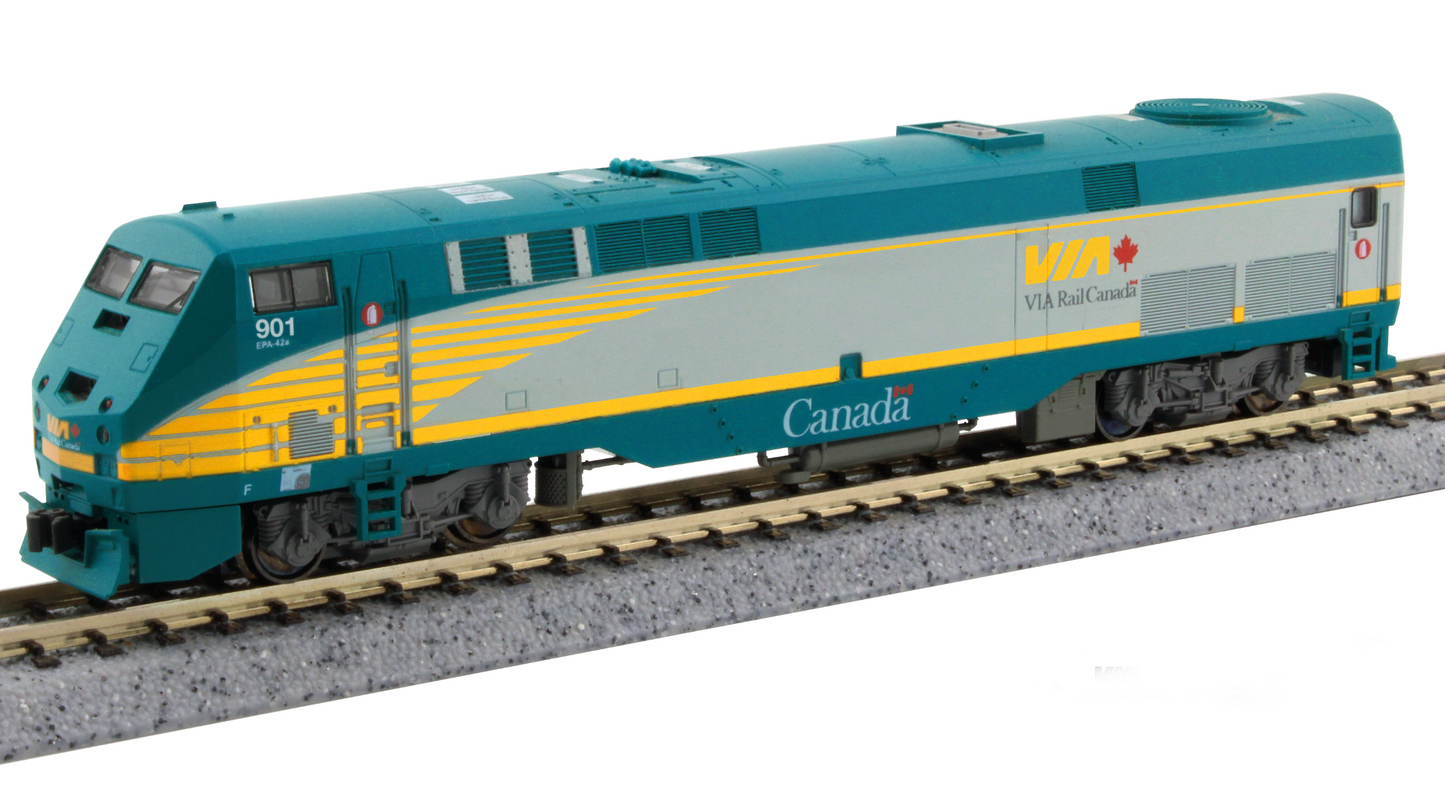 Kato P42 Genesis VIA Rail #901 DCC & Sound N Scale