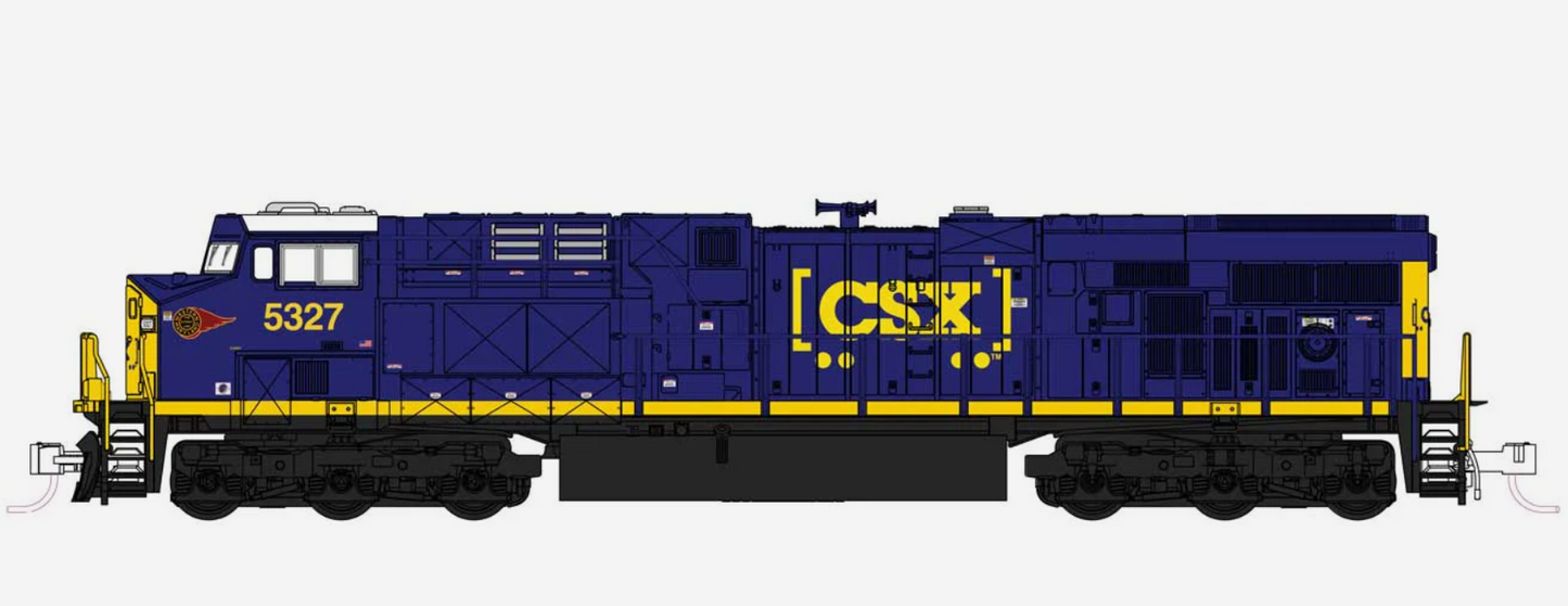 Kato 176-8962-S N Scale - ES40AC DCC/Sound CSX