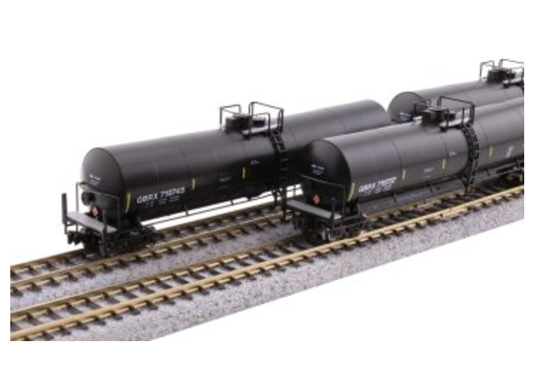 Kato 106-4801 N Scale - Greenbrier Tank Car 8 Car Set GBRX Set A