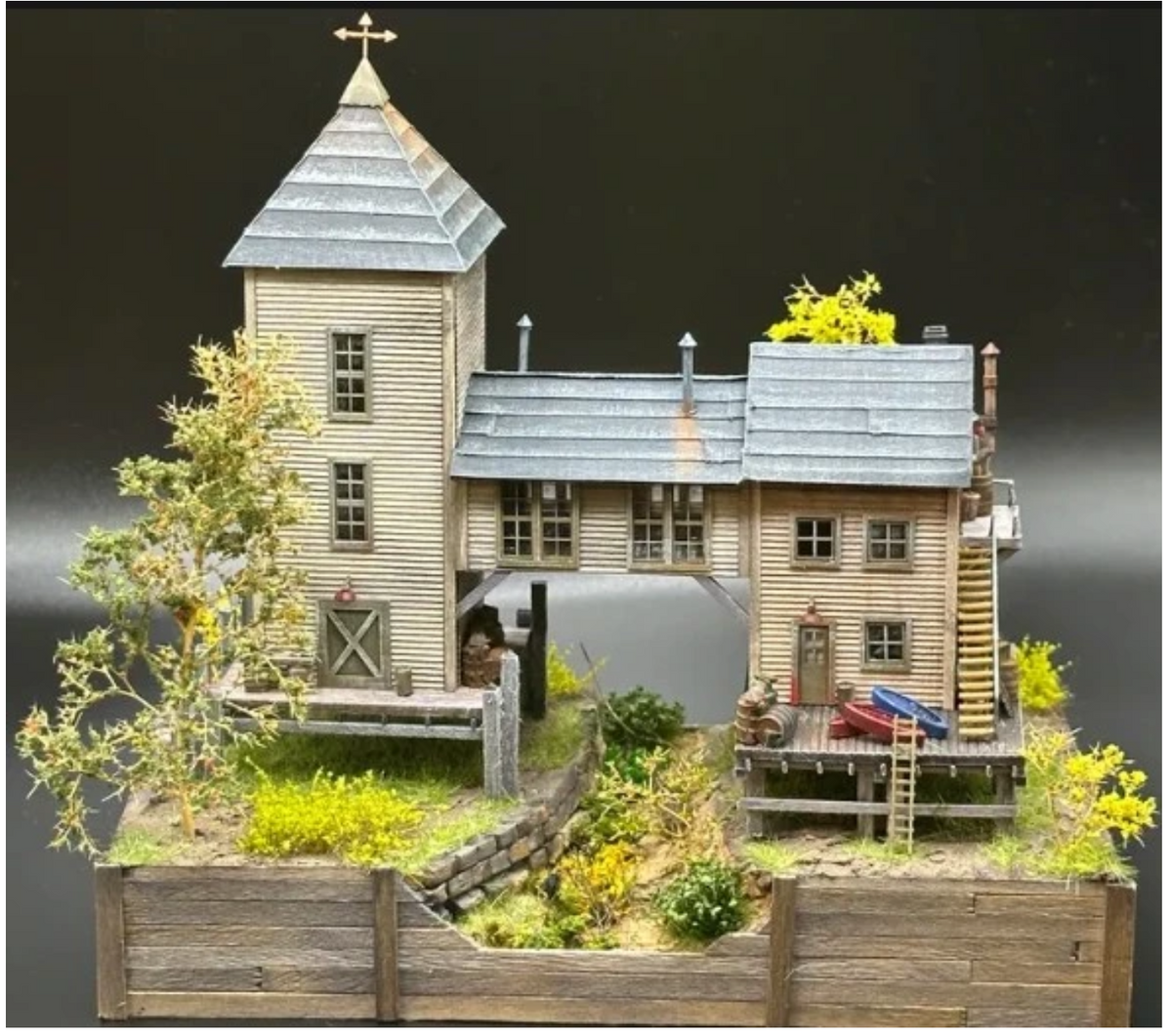 Mudd Creek Models MCM 048 HO Scale - Bigda's Boats & Bath House Laser Kit