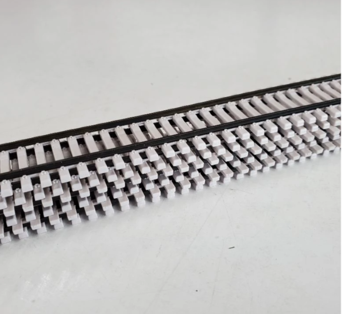 Micro Engineering 12-105 HO Scale - Code 83 Weathered Concrete Flex Track 36" Sections Quantity of 6