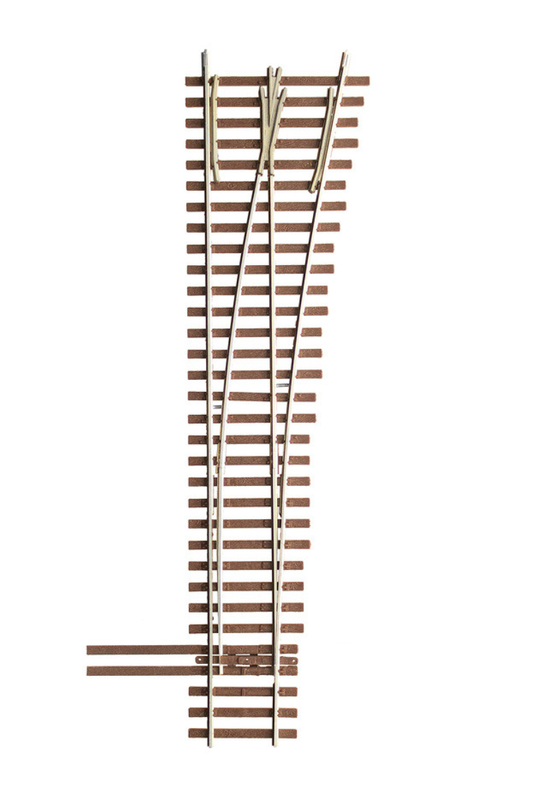 Micro Engineering 14-715 HO Scale Turnout, Code 83, #5c Lead Ladder, Righthand
