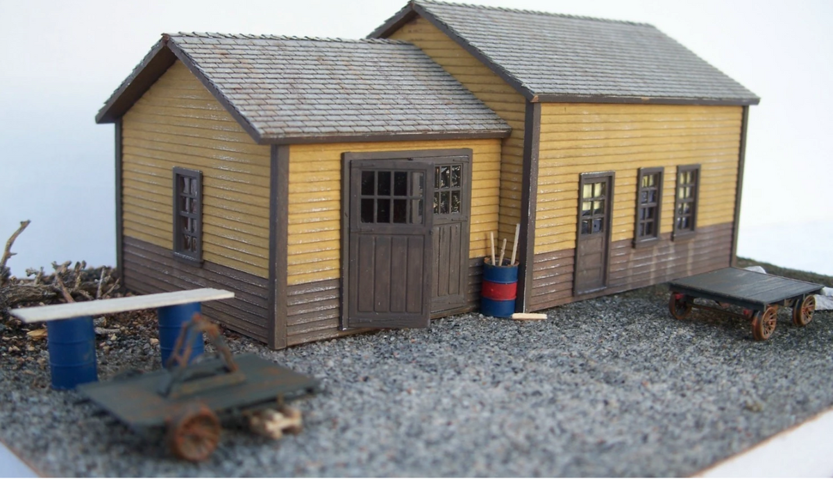 Motrak Models 83004 HO Scale - MOW Shed Structure Kit