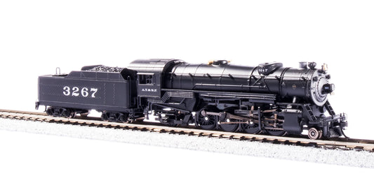 Broadway Limited Imports (BLI) Steam Engine - Heavy Mikado Sound/DCC/DC  Santa Fe #3267 N Scale