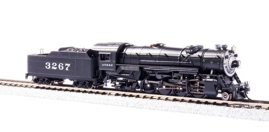 Broadway Limited Heavy Mikado Factory DCC Sound Santa Fe #3272 N Scale