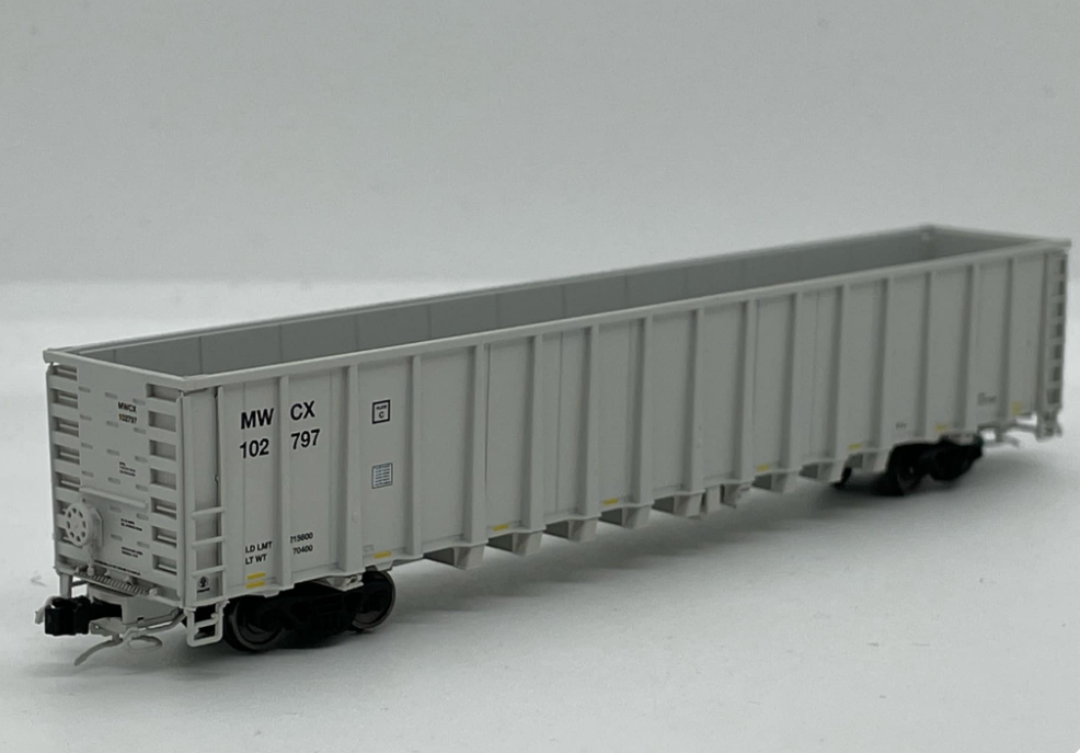 Otter Valley Railroad OVR6024 N Scale NSC 64 Ft 6000 Cubic Gondola HS - MWCX #102886