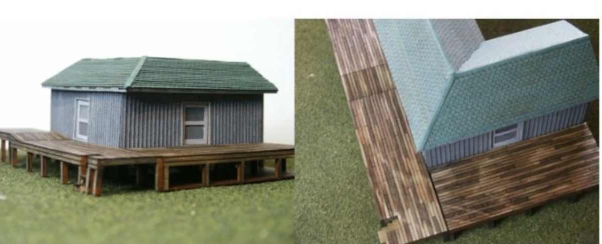 RS Laser RSL 3039 N Scale - Linden Freight House Craftsman Kit