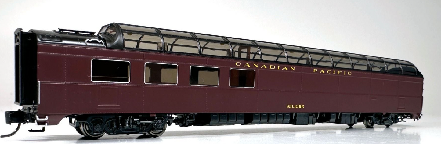 Rapido 5750014 Canadian Pacific "Selkirk" 3/4 Dome Lounge w/Flat Sides #3605 N Scale