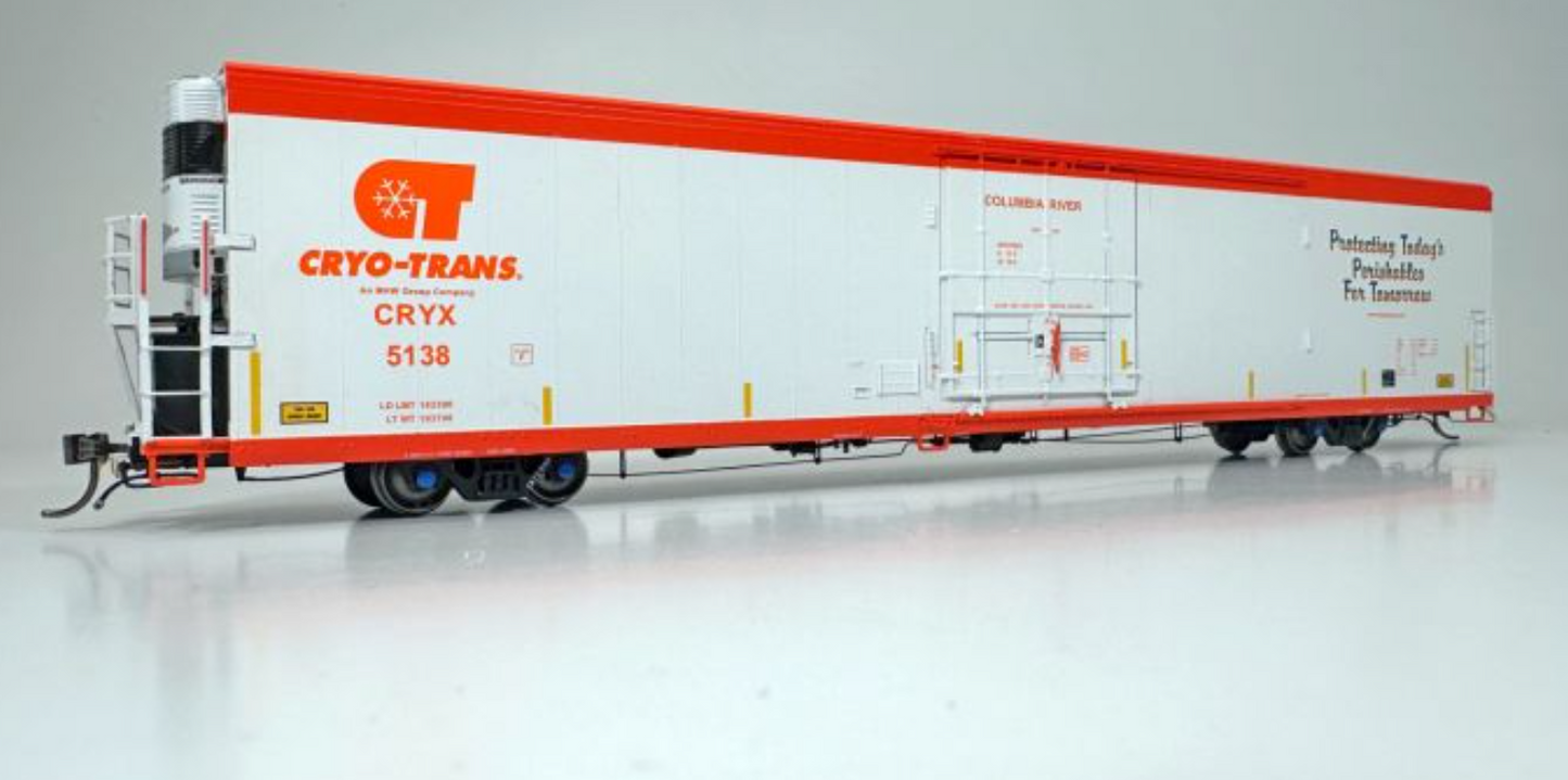 Rapido 167001-1 Greenbrier 7780 cuft Reefer Cryo-Trans #5138 HO Scale