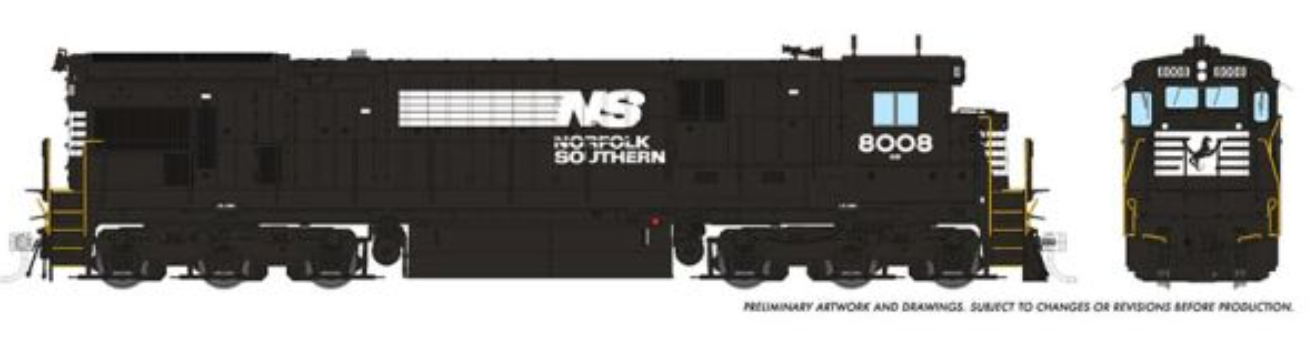 Rapido 42527 HO Scale - C30-7 DCC/Sound Norfolk Southern: #8032