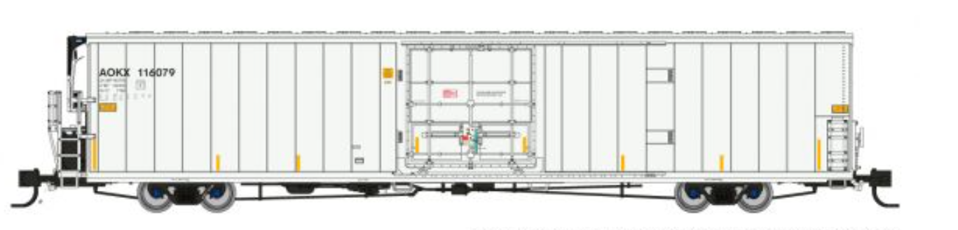 Rapido 567006A N Scale Greenbrier 7780 cuft Reefer AOKX #116086