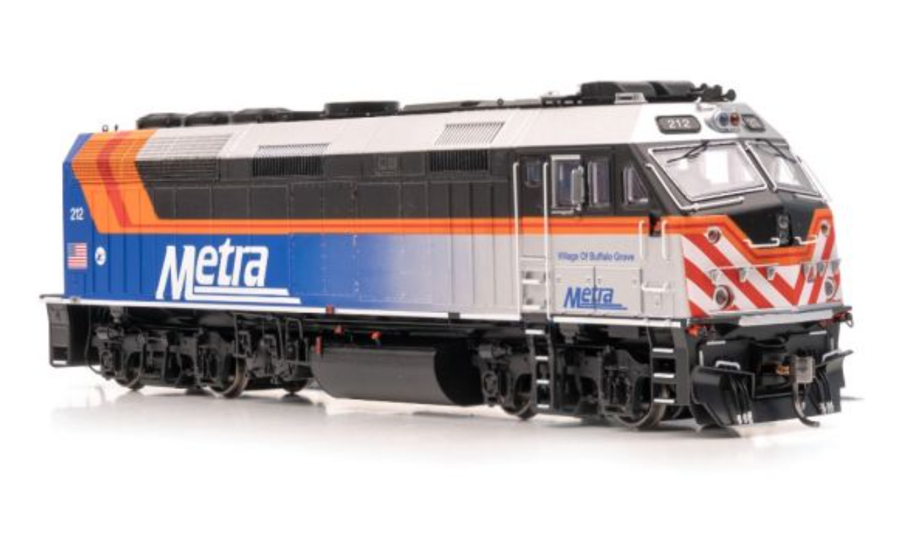 Rapido F40PHM-2 Metra #212 (Fade Scheme) DCC Lok Sound HO Scale
