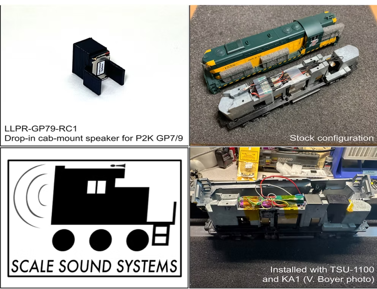 Scale Sound Systems Speaker LLPR 79FR Life Like Proto 2000 GP7/9/18 SD7/9