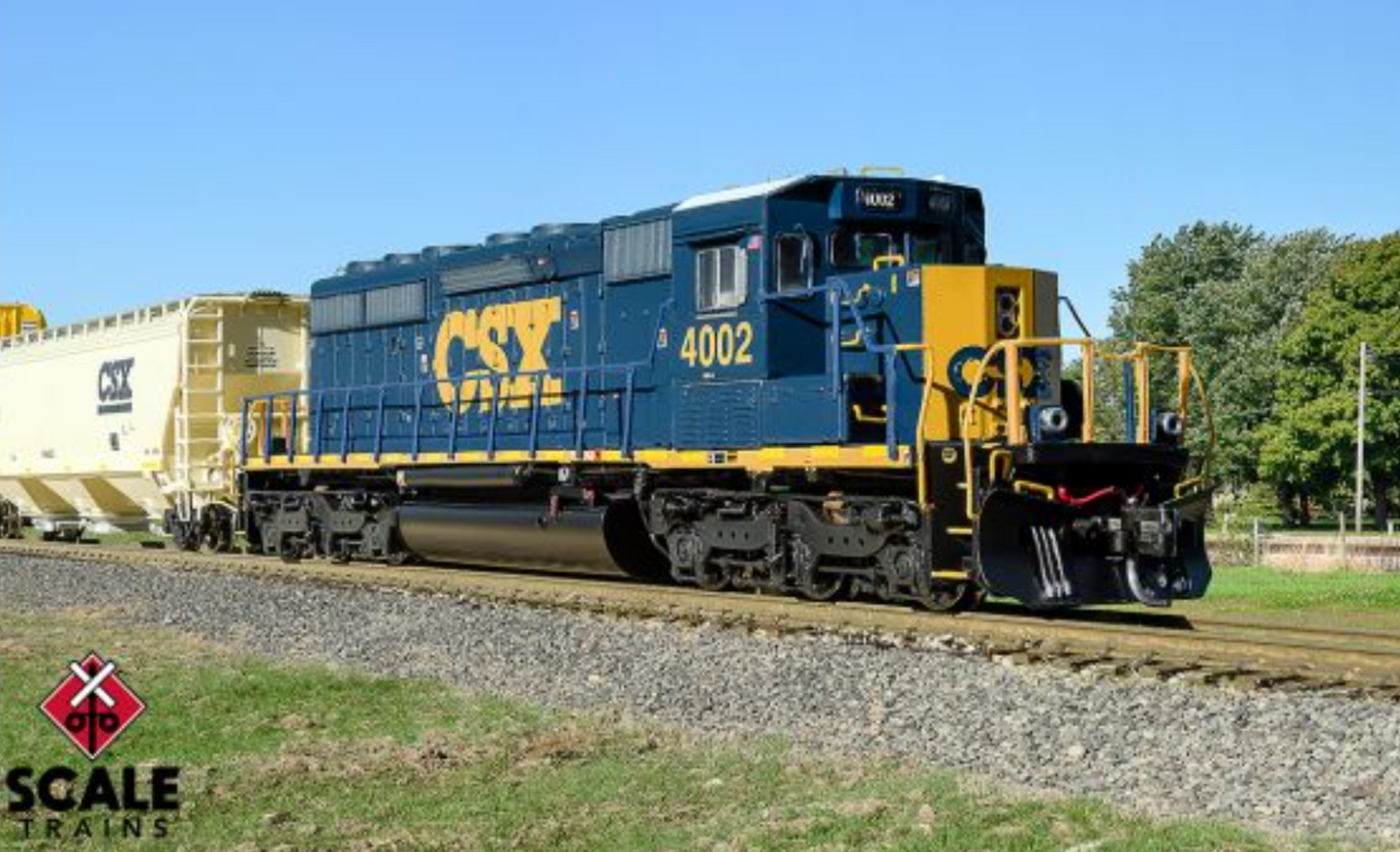 Scale Trains SXT38625 N Scale -SD40-3 DCC/Sound CSX YN3 #4016