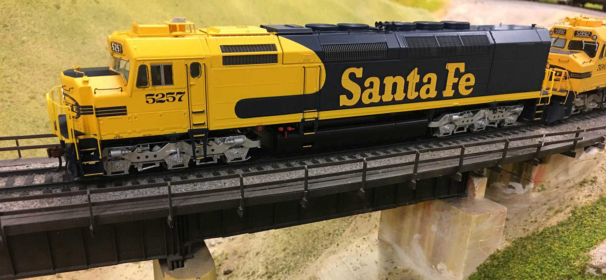 Santa Fe Model Train