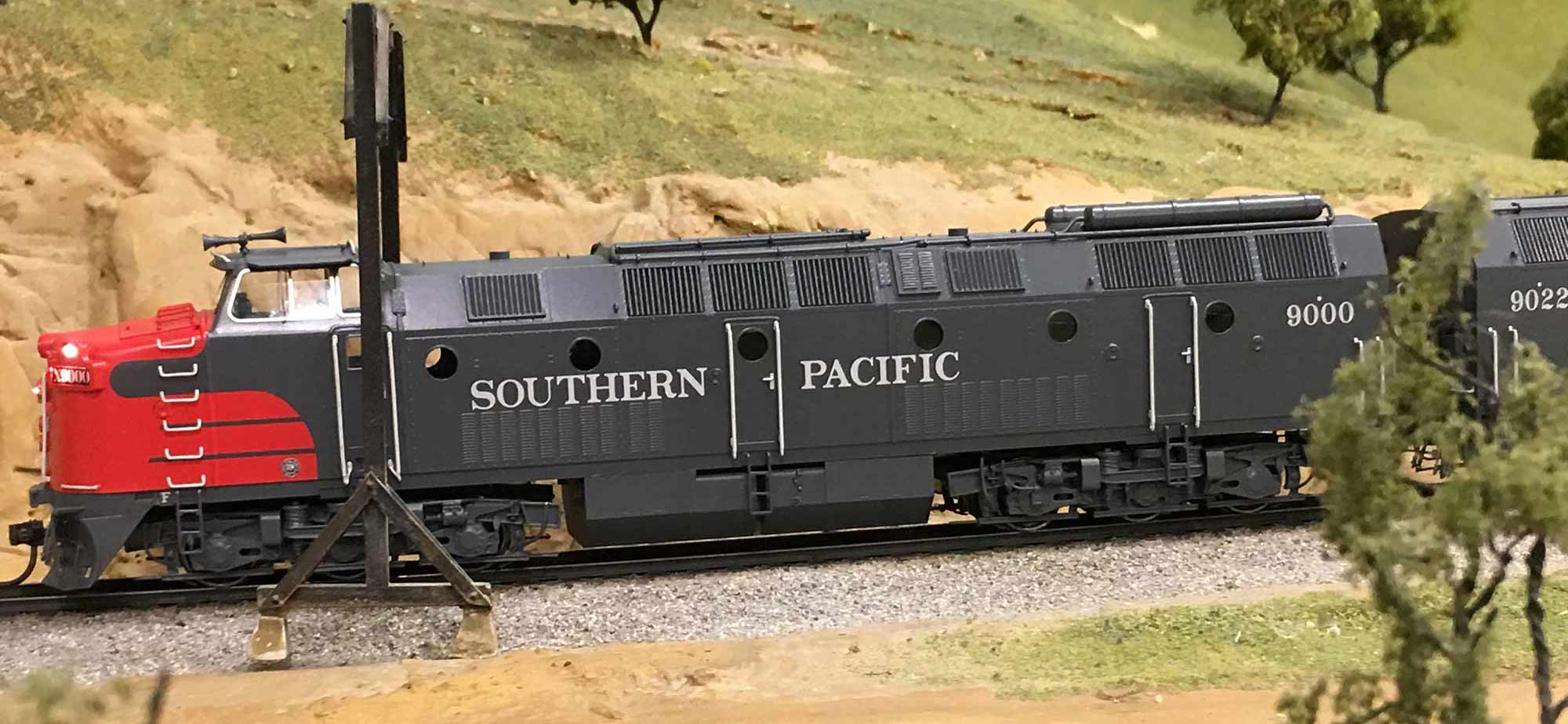 Southern Pacific model train