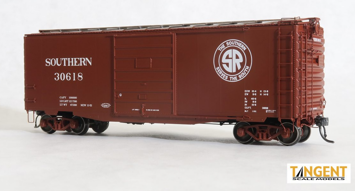 Tangent Scale Models 26010-08 HO Scale - “Original 1951” 40′ PS-1 9′ Door Boxcar Southern (SOU) #31340