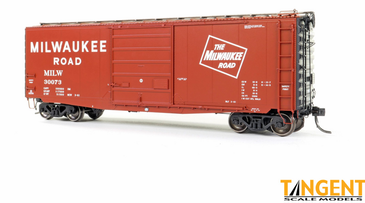 Tangent Scale Models 26032-01 HO Scale - 40ft PS-1 Boxcar Milwaukee Road #30007