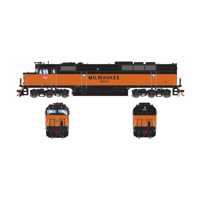 Athearn Genesis FP45 DCC & Sound Tsunami Milwaukee Road #3 HO Scale