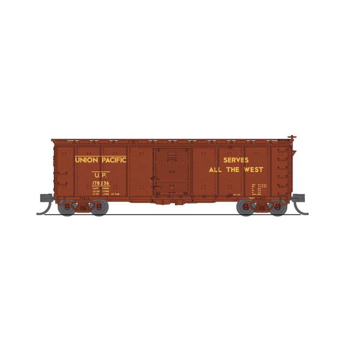 Broadway Limited USRA 40ft Steel Boxcar 2-Pack BLI# 7284 Union Pacific N Scale