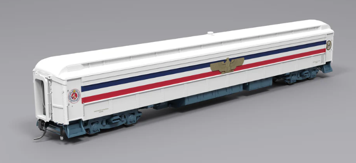 Broadway Limited BLI9733 HO Scale 1947 Freedom Train 80' Passenger Coach, 1947-1949, w/ Eagle