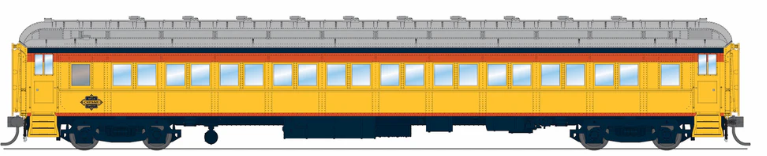 Broadway Limited BLI9736 HO Scale CSS 80' Passenger Coach, Chessie Steam Special