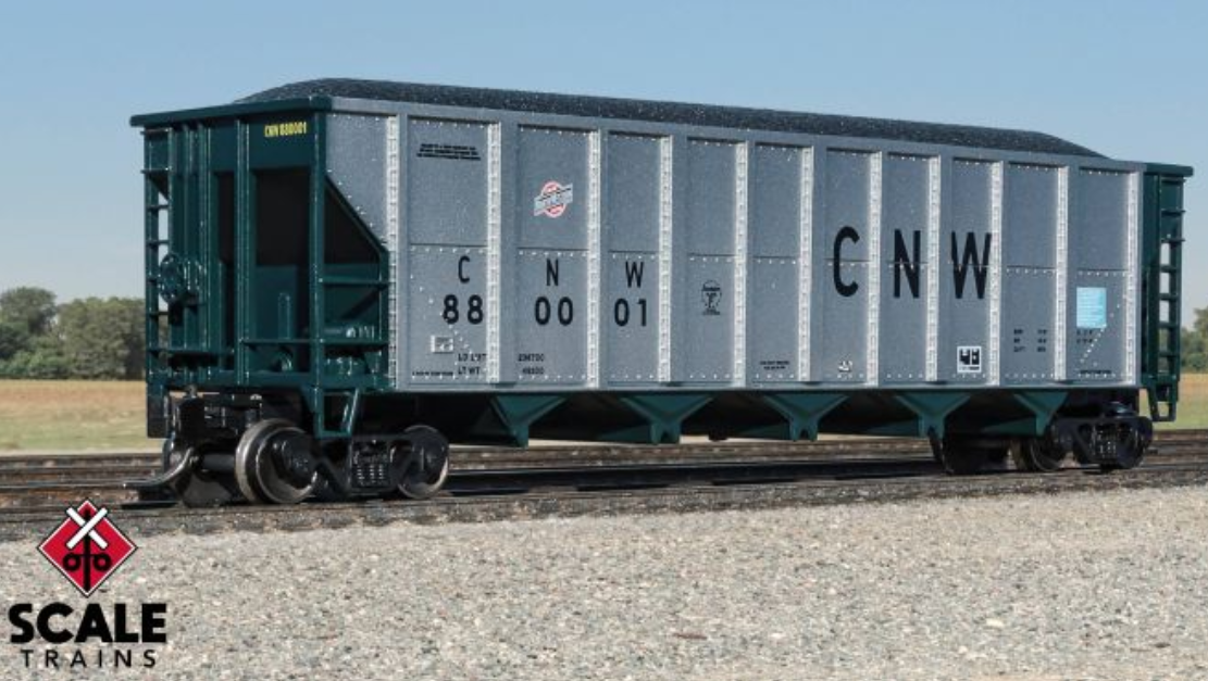 Fox Valley / Scale Trains FVM 10073 N Scale - RD-4 Coal Hopper C&NW