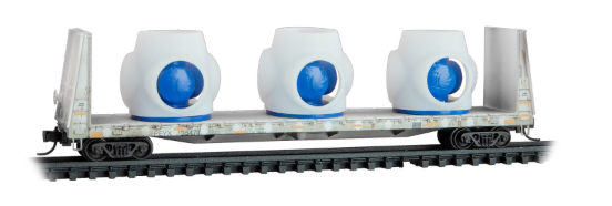 MicroTrains Line 054 44 470 N SCALE - Flatcar, Bulkhead - Transportation Technology Services - 35474