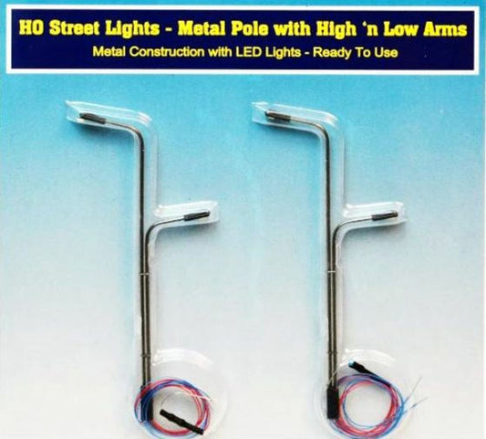 RIH (Rock Island Hobby) High Low Arms Light Poles HO Scale