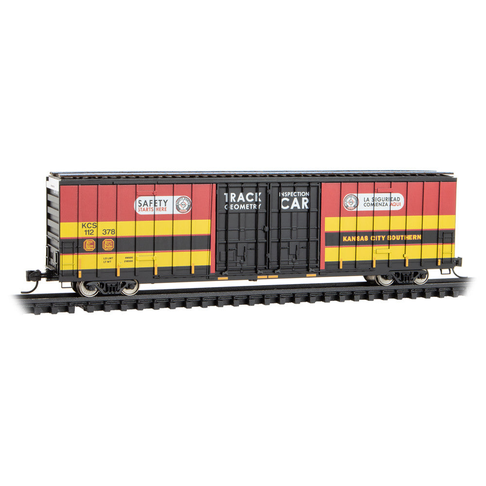 MicroTrains Line 60' Track Inspection Car Kansas City Southern #112378 N Scale