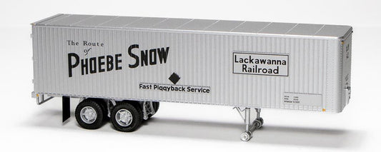 Rapido Fruehauf 35' Integral-Post Volume Van Trailer Lackawanna #1 HO Scale