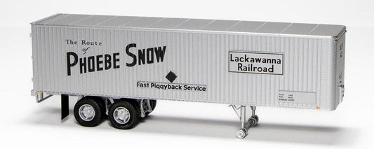 Rapido Fruehauf 35' Integral-Post Volume Van Trailer Lackawanna #3 HO Scale