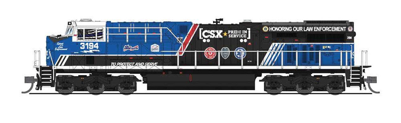 Broadway Limited ES44AC Paragon4 Sound/DC/DCC CSX #3194 N Scale