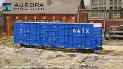 Aurora Miniatures HO Greenbrier 7550 60' Boxcar BKTY #157623