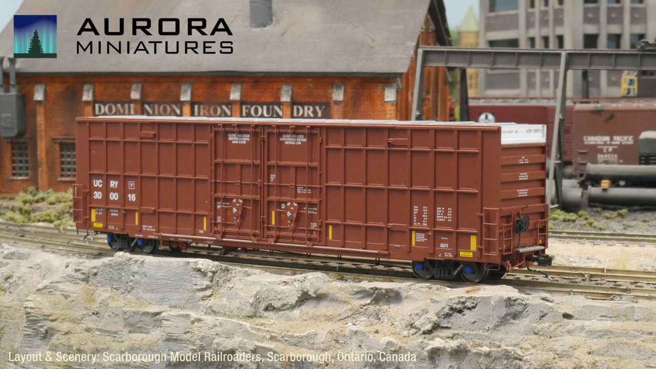 Aurora Miniatures HO Greenbrier 7550 60' Boxcar UCRY #300033