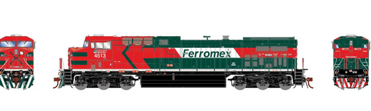Athearn Genesis ATHG31786 HO Scale - AC4400CW Locomotive DCC/Sound Ferromex FXE #4513