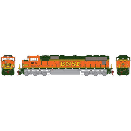 Athearn Genesis SD70M DCC Tsunami 2 BNSF #8214 HO Scale