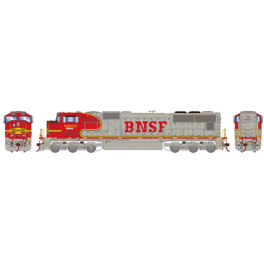 Athearn Genesis SD75M DCC & Sound Tsunami 2 BNSF #8260 HO Scale