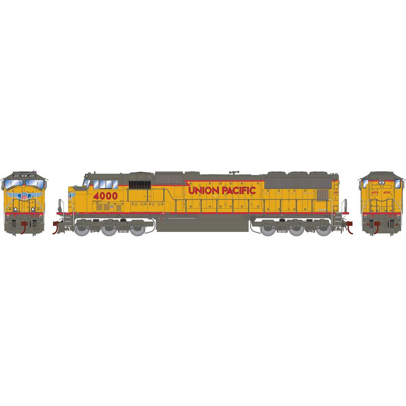 Athearn Genesis SD70M DCC & Sound Tsunami Union Pacific #4742 HO Scale