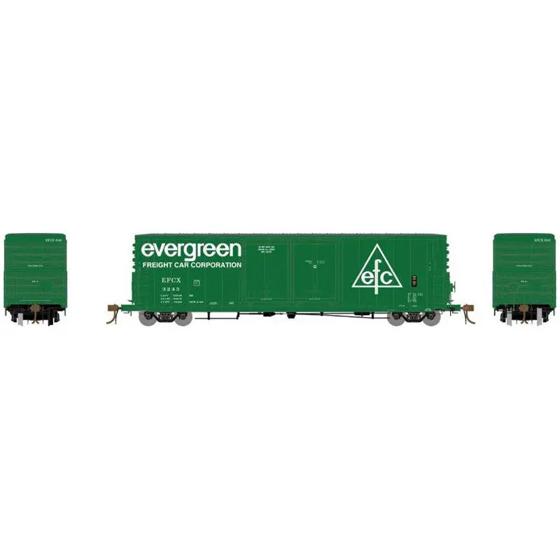 Athearn Genesis ATHG 63884 50' PC&F BOXCAR EVERGREEN #1489 HO Scale