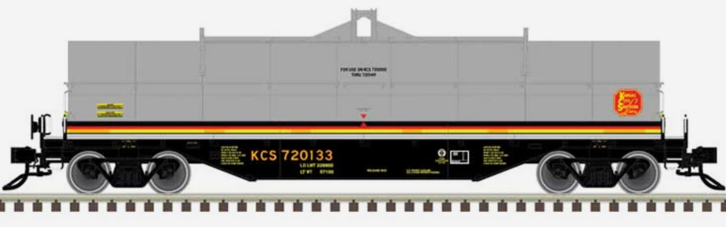 Atlas Master Line 50006782 N Scale - 42' Coil Steel Car with Fishbelly Side Kansas City Southern #720048