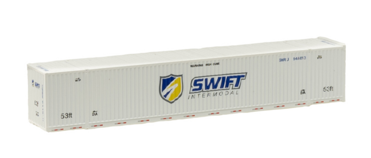 Atlas 50 005 957 N Scale -  53 Ft. Containers (3-Pack) Swift