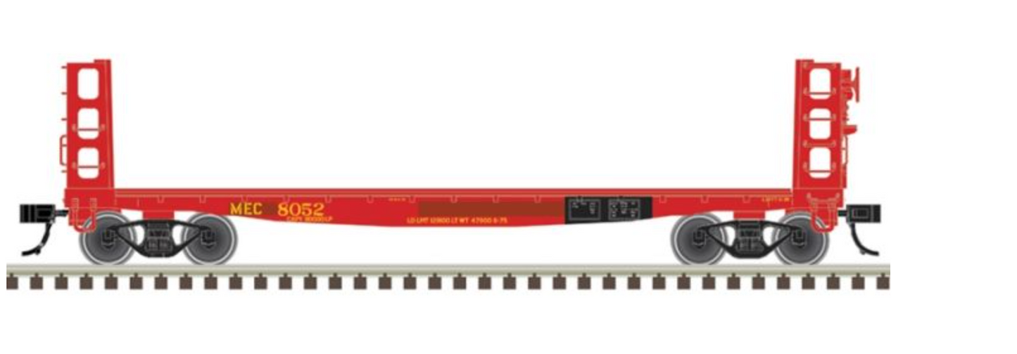 Atlas 50006955 N Scale - 42' Pulpwood Flatcar with Load Maine Central #8052