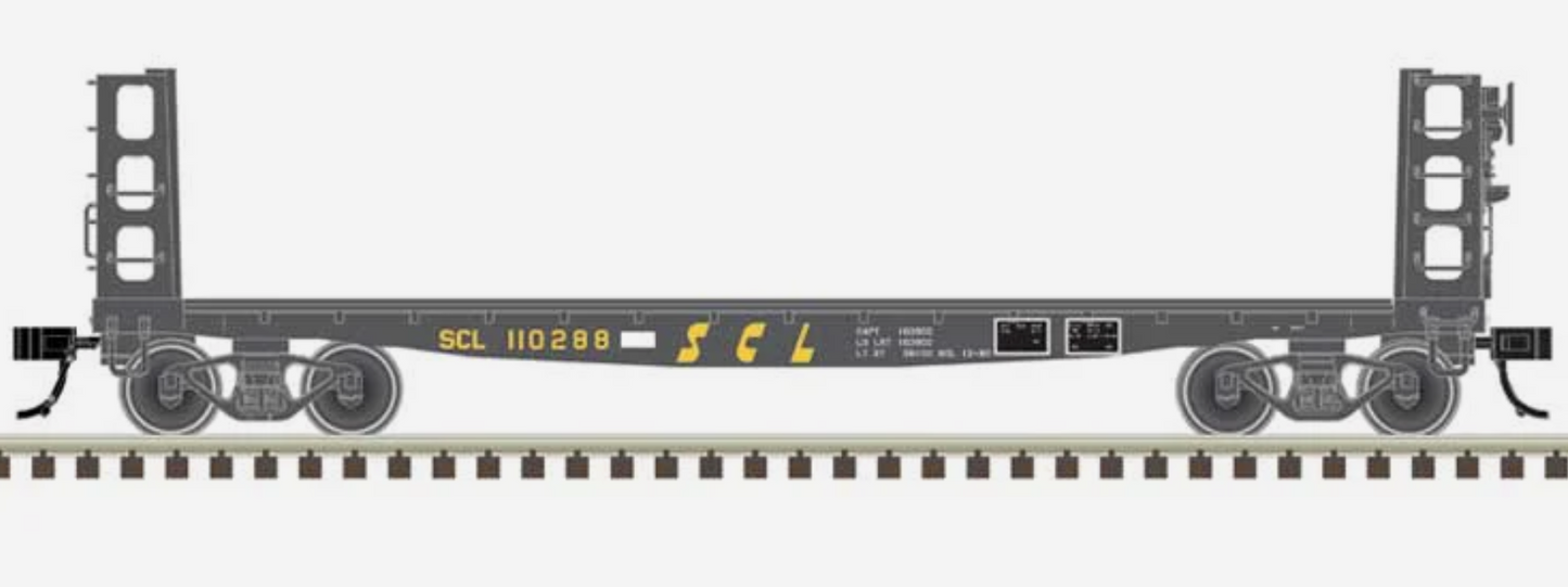 Atlas 50006947 N Scale - 42' Pulpwood Flatcar with Load SCL #110264