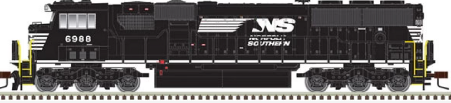 Atlas Master 40005216 N Scale - SD60E with Ditch Lights DC/Silent (DCC Ready) Norfolk Southern #6972