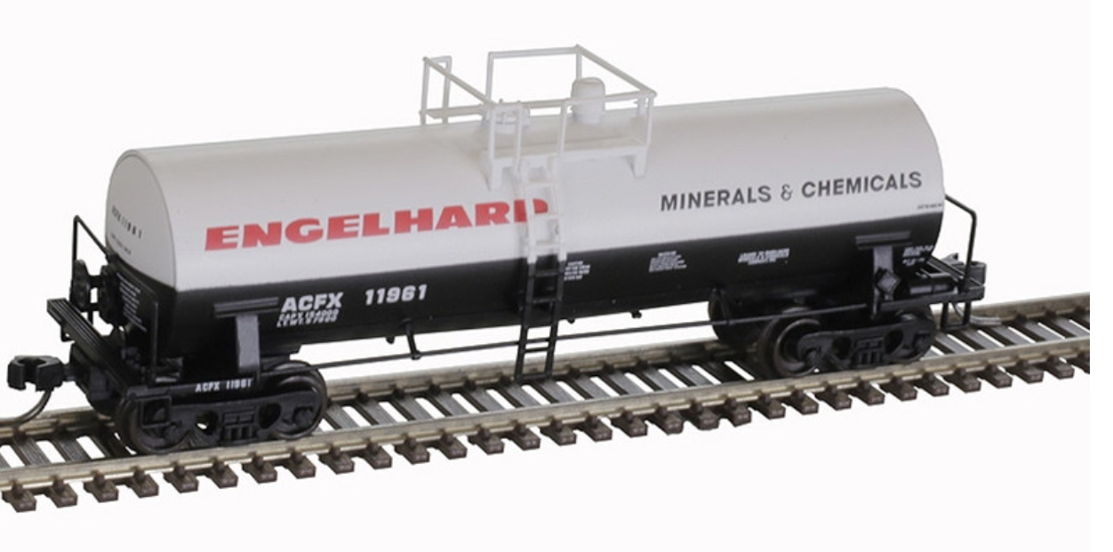 Atlas Master Line 50006155 N Scale - Engelhard Kaolin Tank Car ACFX #11952
