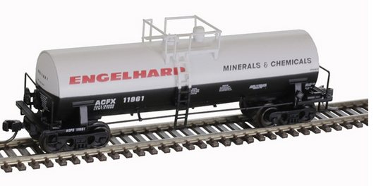 Atlas Master Line 50006157 N Scale - Engelhard Kaolin Tank Car ACFX #11961